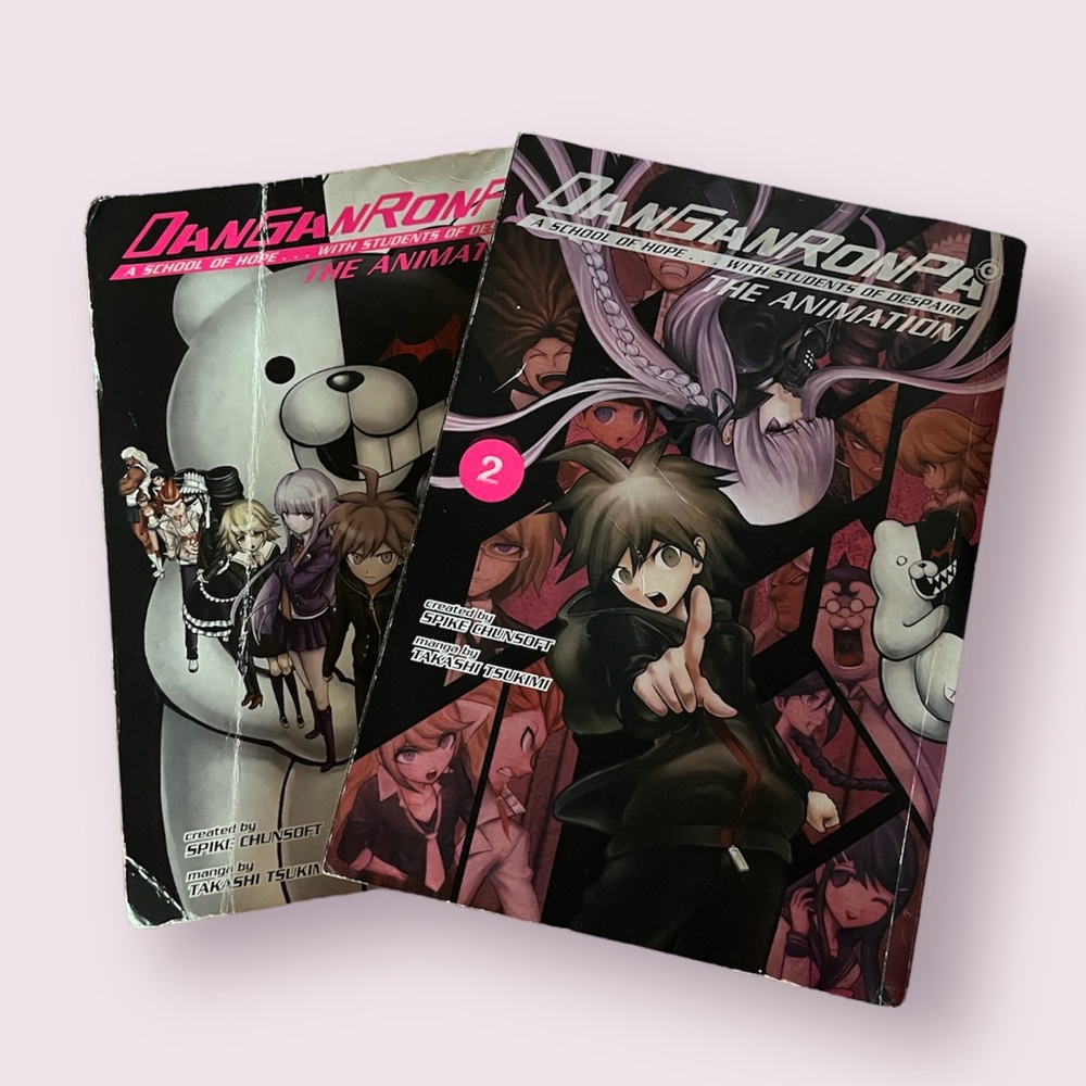 Danganronpa Manga Volumes 1 + 2